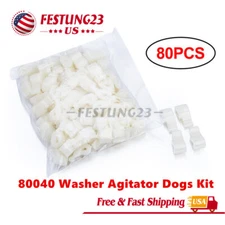 80Pcs Washer Agitator Dogs For Whirlpool & Kenmore Maytag #80040 285770 3366877