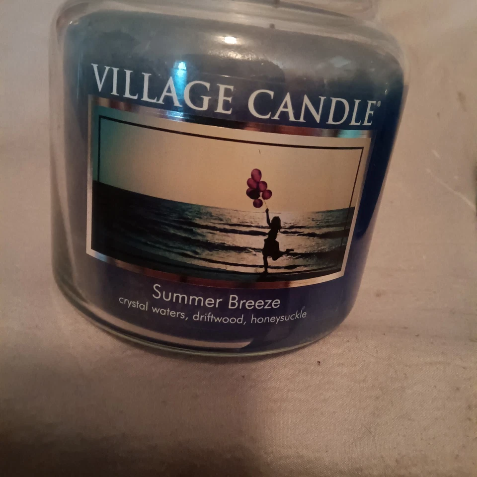 Village Candle "SUMMER BREEZE"  16 oz. Double Wick ~ NEW - Image 2 of 4