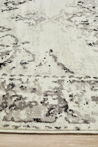 PAPILION IVORY BLACK TIMELESS BOHEMIAN MODERN FLOOR RUG - 4 Sizes **NEW** - Picture 5 of 35