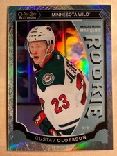 2015-16 O-Pee-Chee OPC Platinum White Ice Rookie RC Gustav Olofsson #M44 176/199