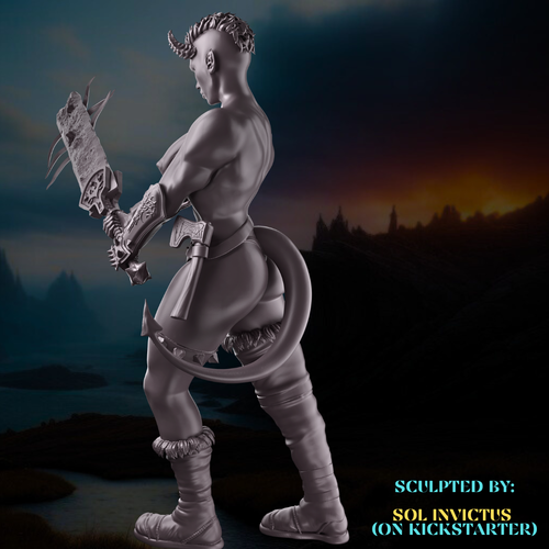 Dungeons & Dragons Playable Character - Female Tiefling - Barbarian, Fighter - Picture 11 of 52