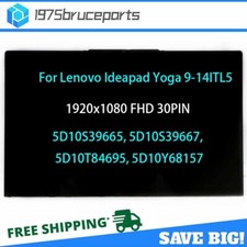 Lcd Touch Screen w/ Bezel 14" For Lenovo Ideapad Yoga 9-14ITL5 FHD 5D10T84695