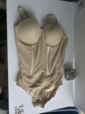 new NWT maidenform nude shapewear corset bustier slimmer 38 C