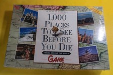 1,000 Places to See Before You Die Board Game   Sealed w/ Tear, AS-IS