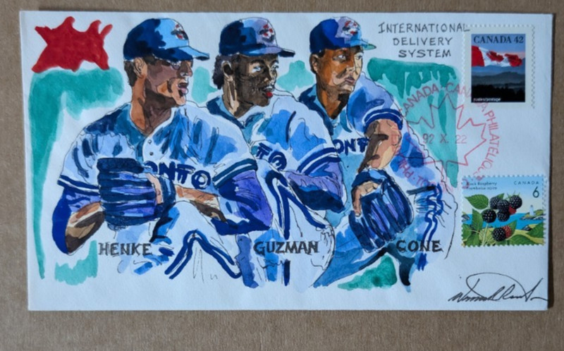 1992  Artist Signed Henke, Guzman, Cone  #15/95 Wild Horse Cachet