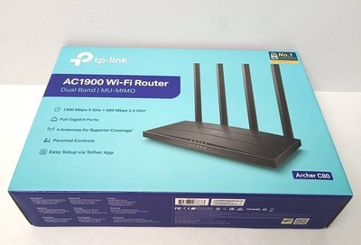 TP-Link AC1900 Wireless MU-MIMO WiFi Router Dual Band Archer C80 