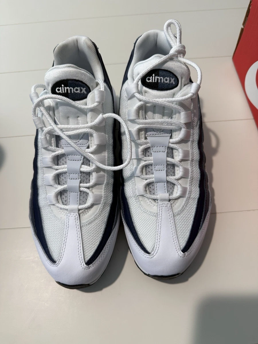Nike Air Max 95 Essential White Navy for Sale | Authenticity