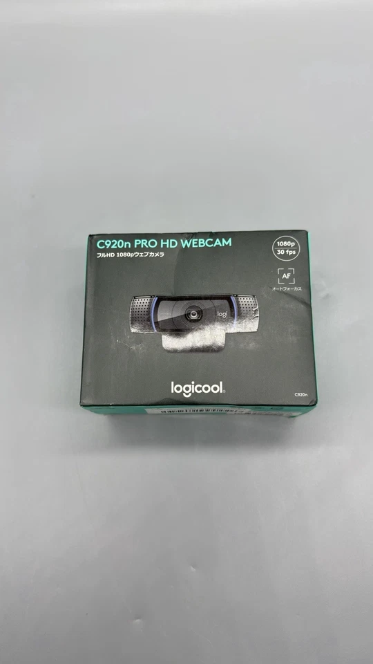 Logicool C920n - Cámara web PRO HD - negra sellada nueva en caja Foto 3 de 4
