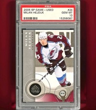 2005 Upper Deck SP - Milan Hejduk Game Used Edition #24 PSA 10 POP 1
