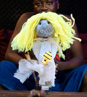 Sinister Warlock Voodoo Doll Handmade Send Bee's or Protect From Bee's 