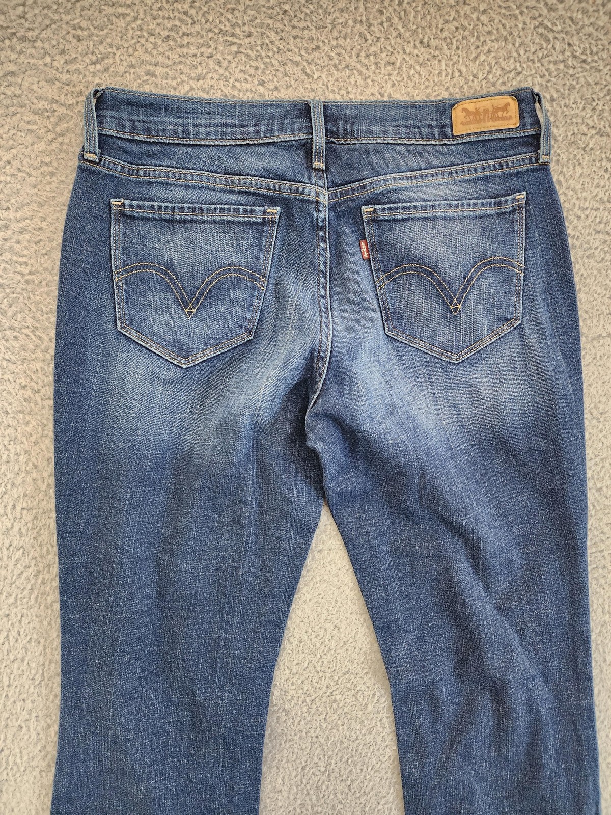 Levis 515 Bootcut Jeans Womens 6 Medium Blue Stretch Denim Classic Flare thumbnail 13