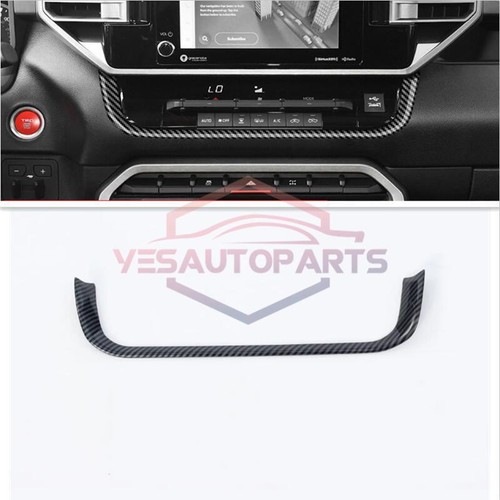 Carbon Fiber Center Console Dashboard Panel Trim For Toyota Tundra 2022-2024