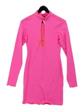 AsYou Bodycon Midi Dress UK8 in Pink