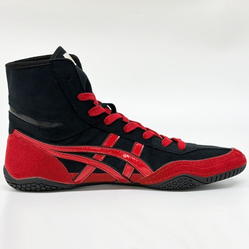 ASICS Wrestling Shoes 1083A001 EX-EO TWR900 Black×Red A539 Size 10 From JP - Picture 7 of 15