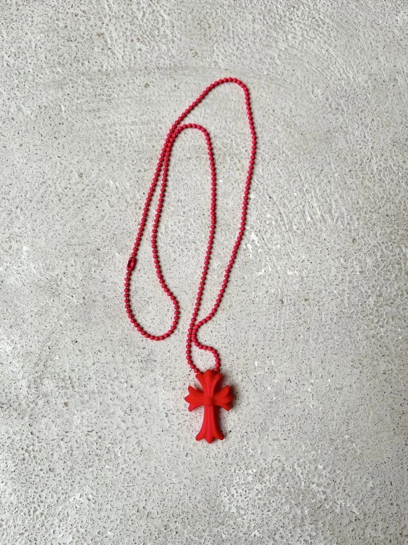 CHROME HEARTS Collana Gomma Cuori Cromati Valutati FNO Edizione Limitata Importazione Giappone ecc