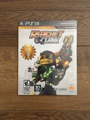 Ratchet & Clank Collection Playstation 3 PS3 Not For Resale Sleeve SEALED!