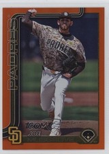 2025 Topps Series 2 Orange Rainbow Foilboard /25 Joe Musgrove #385 oh8