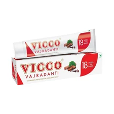 Vicco Vajradanti Ayurvedic Herbal Toothpaste – Natural Oral Care with 18 Rare