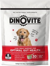 Dinovite for Medium Dogs  Probiotic Supplement for  18-45 lbs  90 Servings