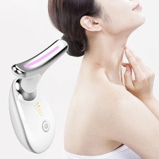 LED Neck Wrinkle Remover Sonic Vibration Massage Beauty Instrument Skin Care