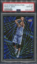 ANGULAR 2015-16 Panini Revolution Nikola Jokic Denver Nuggets RC PSA 10 POP 2