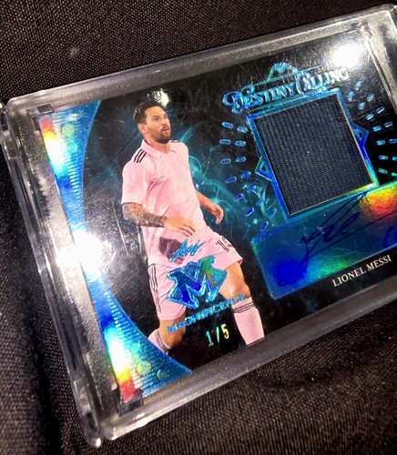 $10K 10/10? #1/5 U JUDGE🤩FREE PSA CERT! RARE AUTO HOLO PATCH MESSI MAGNIFICENCE