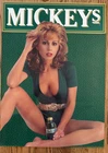 Vintage Mickey's Malt Liquor Beer Poster Sign NOS Sexy Beer Babe