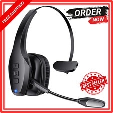 Wireless Headphone Blue Parrot Headset Bluetooth Truck Driver Noise Cancelling