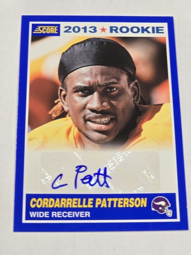 Cordarrelle Patterson [Autograph] #351 2013 Panini Score card