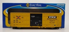 ExactRail EE-1401-33 HO TTX (FBOX) Trinity 6275 CuFt Plug Door Boxcar #504550 LN