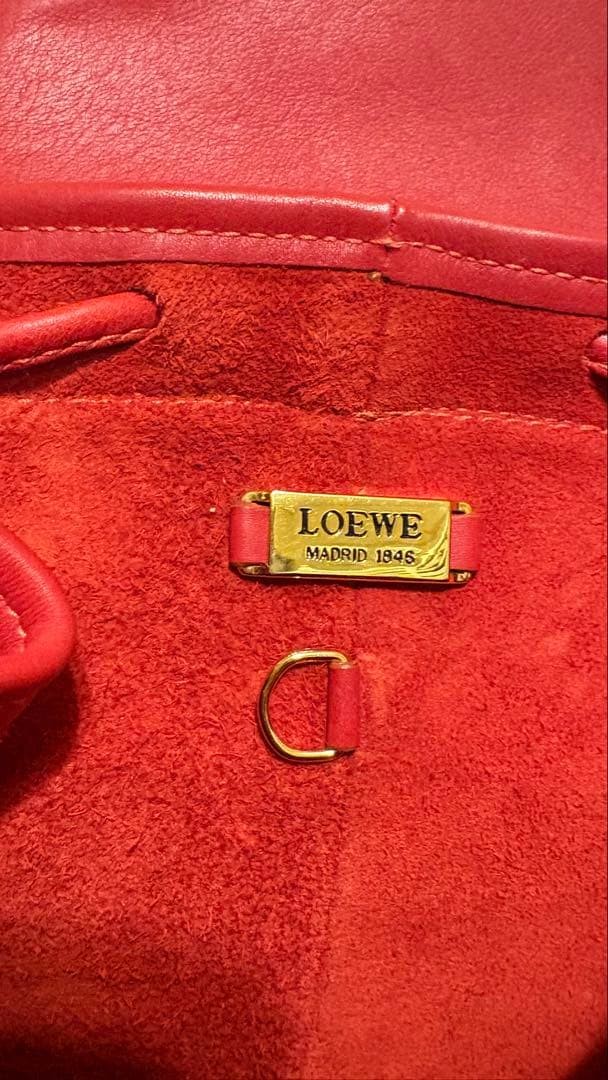 loewe leather rucksack backpack drawstring - image 9