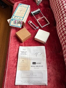 SEARS CRAFTSMAN ROUTER TEMPLATE SET 9-25182 NEW OLD STOCK OPEN BOX USA