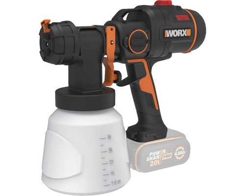 Akku-FarbsprüHgeräT Worx WX020.9 + Gratis Zugabeartikel Ersatzakku WA3644 4,0 Ah-image