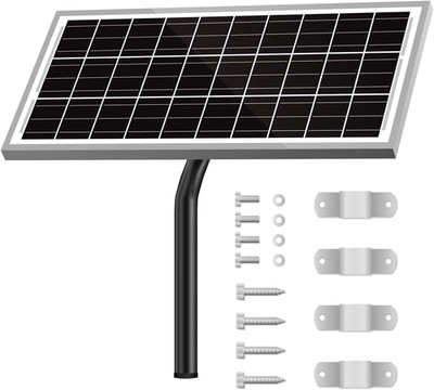 15W 12V 10BB Solar Panel Automatic Gate Openers, Compatible with Mighty Mule, Po
