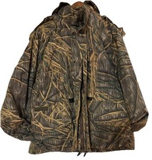 Vintage Columbia Shadow Grass Mossy Oak Camo Hooded Hunting Jacket XL
