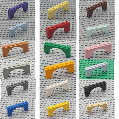 LEGO  2x Bogensteine Arch Bow 1x6x2 3307/12939/15254 versch. Farben