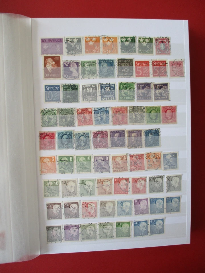 World Stamp Collection Prophila Stockbook Spain Hungary Sweden Ireland etc Used - Image 3 of 4