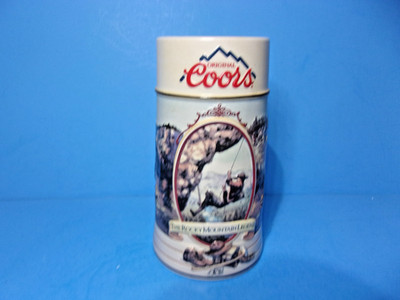 Coors The Rocky Mountain Legend Series Beer Stein Mug 1994 Cliff Hanger