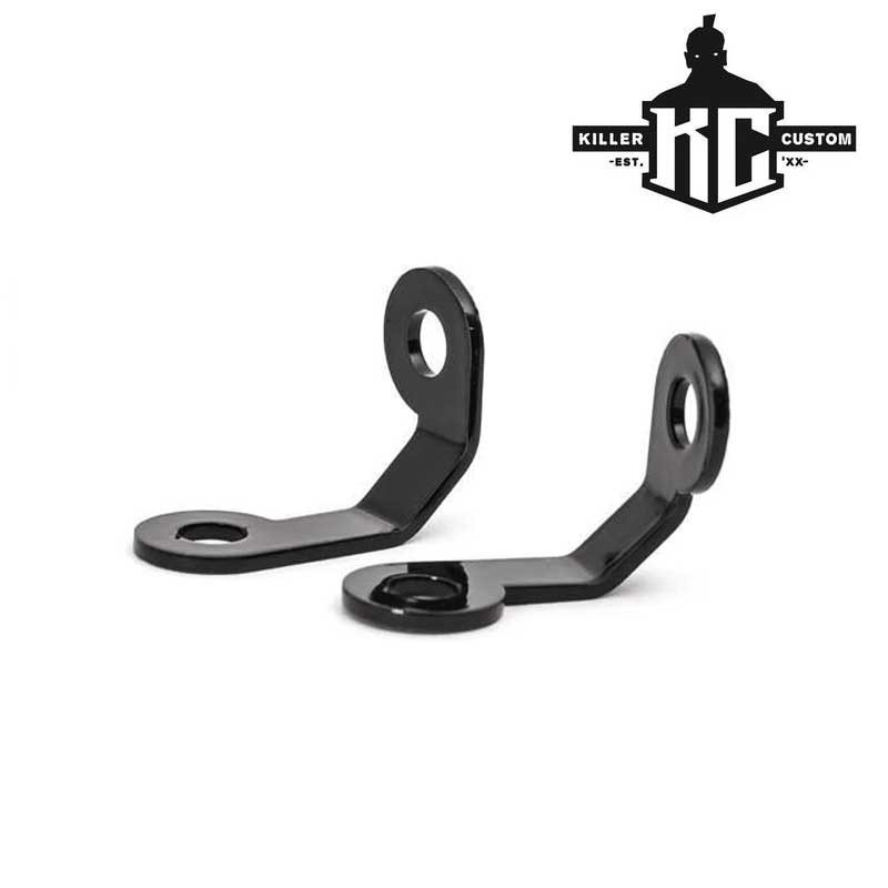 Supports de relocalisation de clignotants avant 8mm pour éviter le blocage par sacoche