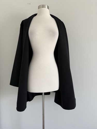 NEW EILEEN FISHER STRETCHY OPEN FRONT PONTE TWO FRONT POCKETS JACKET SIZE 1X - Picture 8 of 10
