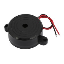 1Pcs DC12V Active Electronic Buzzer Beep Alarm Continuous Sound Black