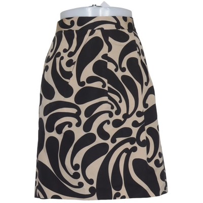 Hoss Intropia, Rock, Größe: 42, Schwarz/Beige, Print, Damen #alx