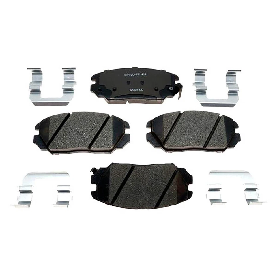 Rotores de freno delanteros traseros y pastillas de freno de cerámica para Hyundai Azera 2006-2009 Foto 2 de 4