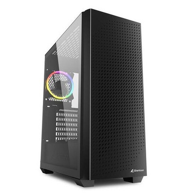 Sharkoon PC Gehäuse VS9 RGB Black ATX schwarz