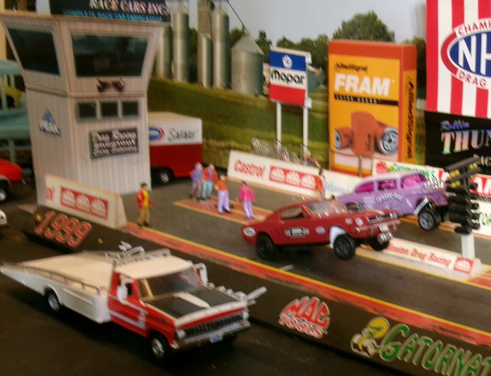 Ford Mustang NHRA Gasser 1965 con Ford F-350 1970 combo de transporte para carros como nuevo suelto Foto 2 de 4