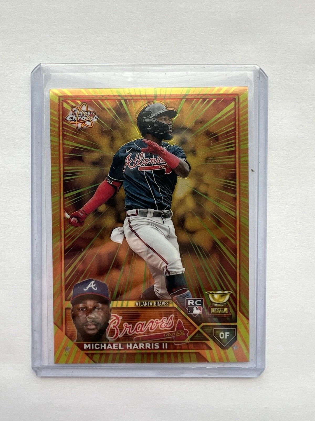 2023 Topps Chrome Radiating Rookies Michael Harris II RR-5 Rookie Atlanta Braves
