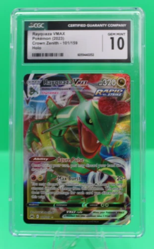 Pokémon Rayquaza VMAX 2023 Crown Zenith 101/159 CGC 10