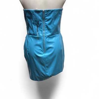 fashion nova blue ruched dress Vestido Mini Fruncido Love Me - Verde Azulado