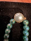 Vintage Green Double Necklace With Clip On Earrings — photo 7