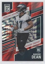2022 Panini Donruss Elite Rookies Aspirations Shimmer /499 Nakobe Dean #147 0pl8